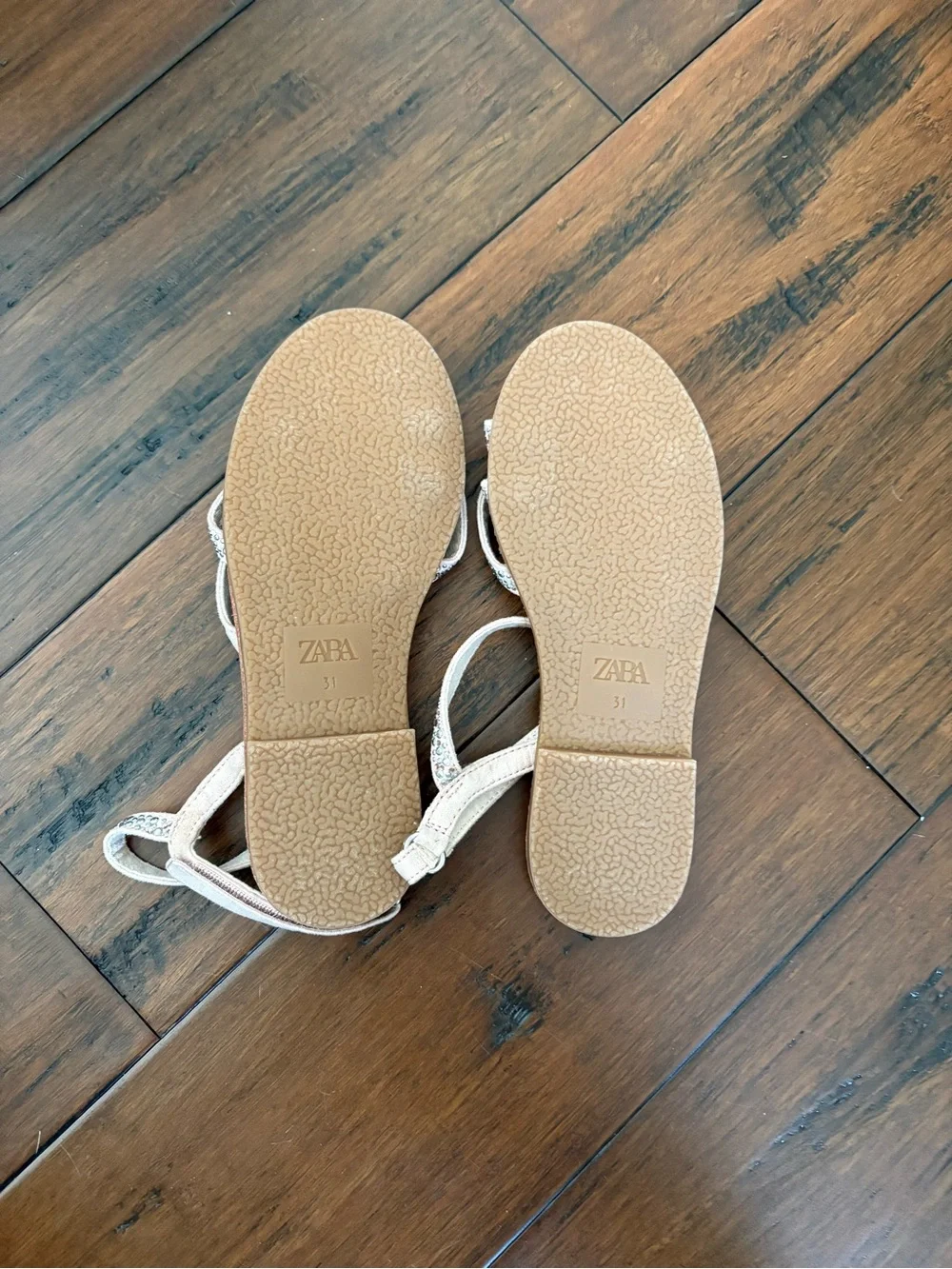 New ZARA Girls Sparkly Strap Sandal